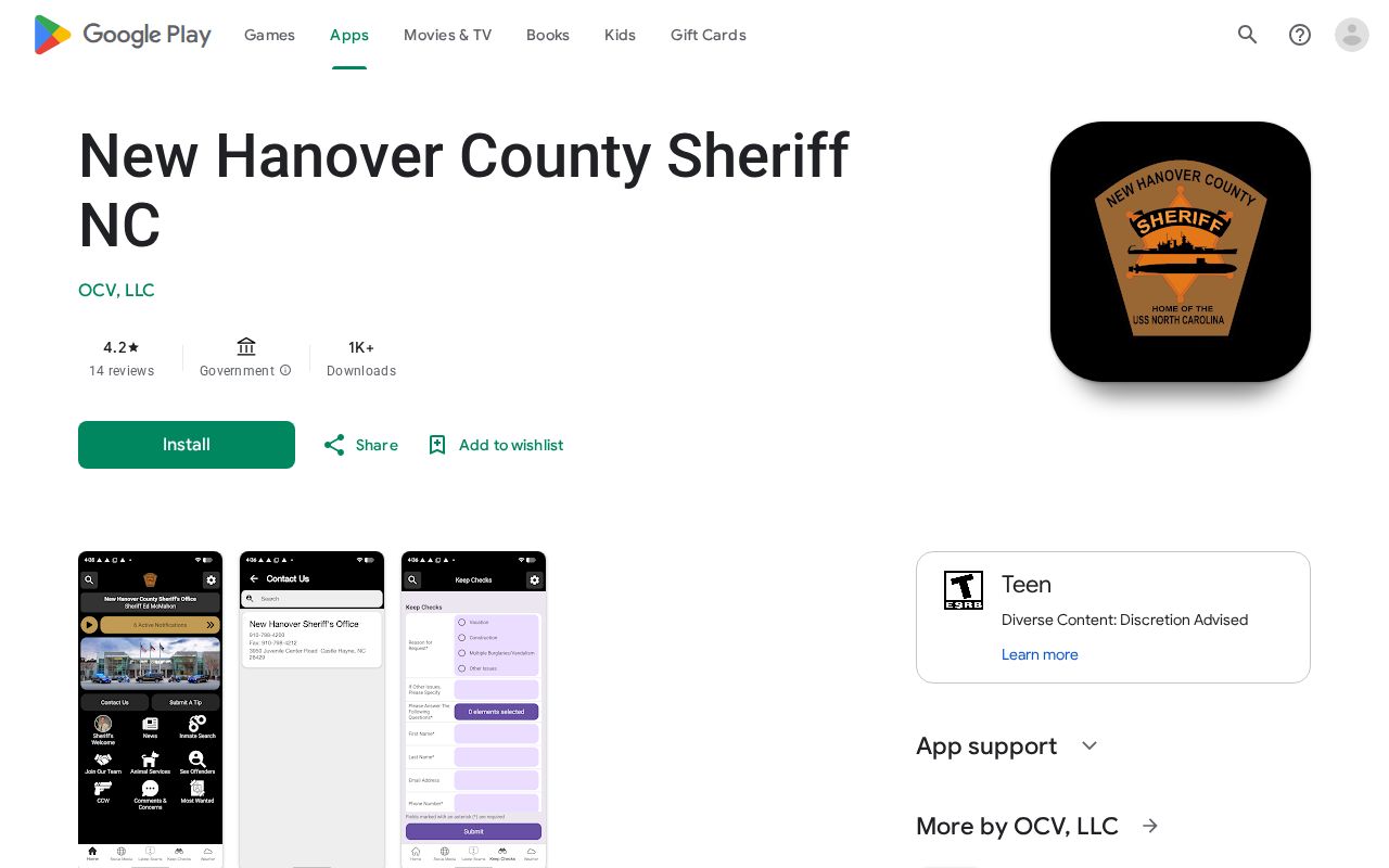 New Hanover County Sheriff app used when checking 24-hour releases